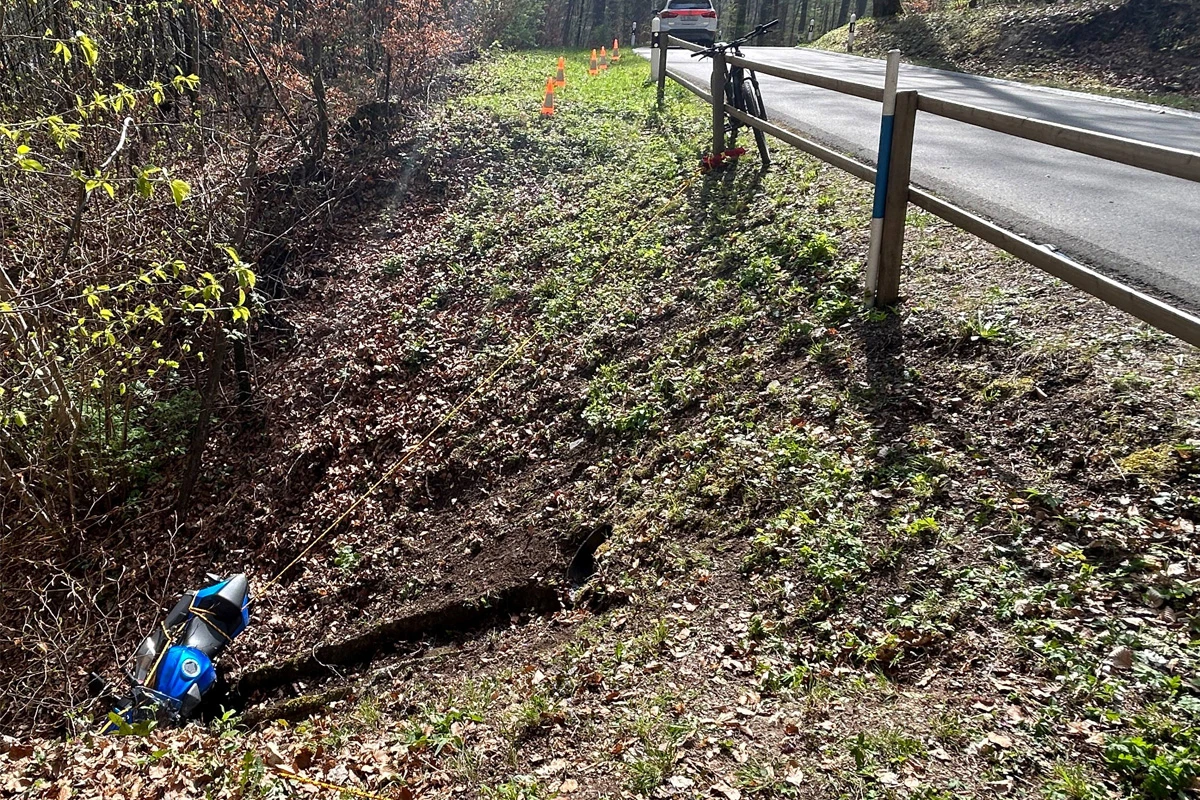 Berlingen TG – Töfffahrerin bei Selbstunfall verletzt