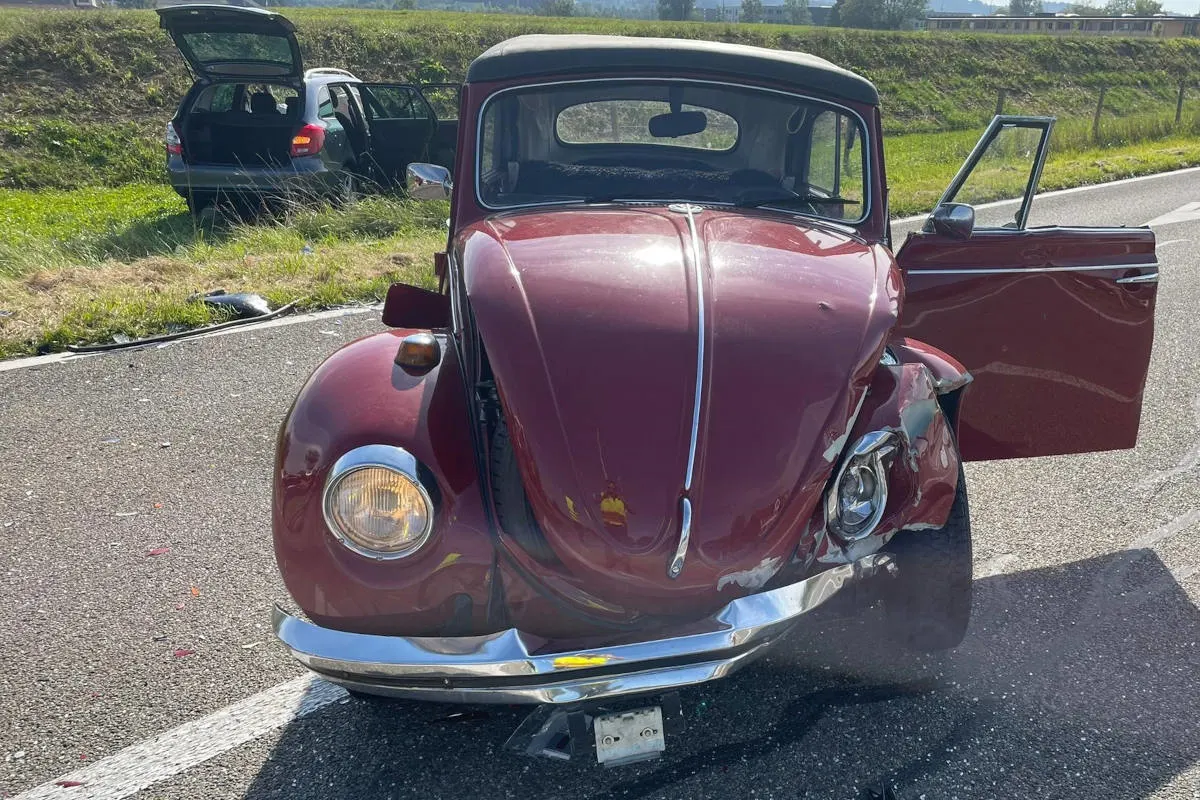 Weinfelden TG – Vier Personen bei Kollision mit Oldtimer verletzt