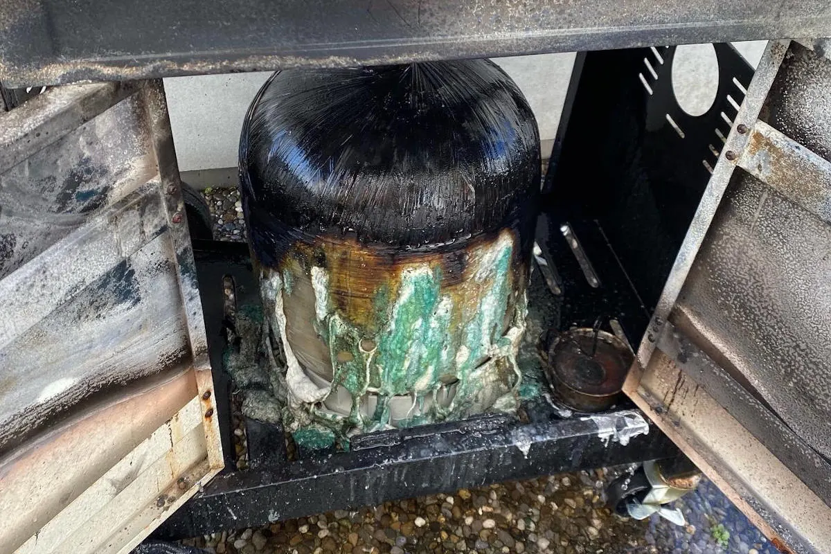 Bern – Gasflasche in Brand geraten