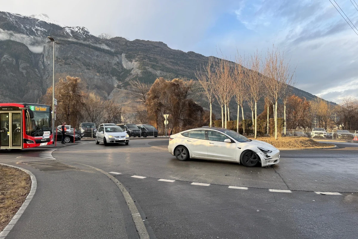 Chur GR – Drei Unfälle am Freitagnachmittag