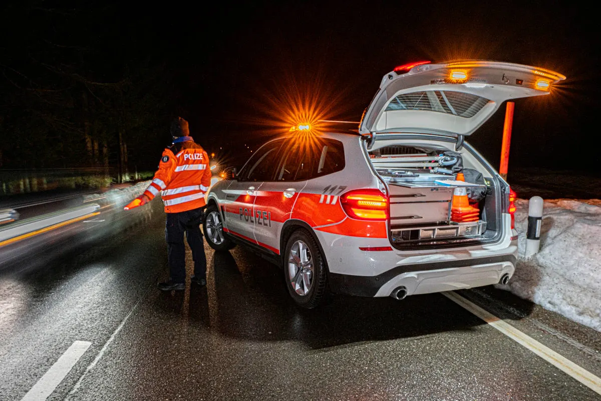 Kanton AR – 212 Fahrzeuge in 5 Stunden bei kantonsweiten Kontrolle kontrolliert