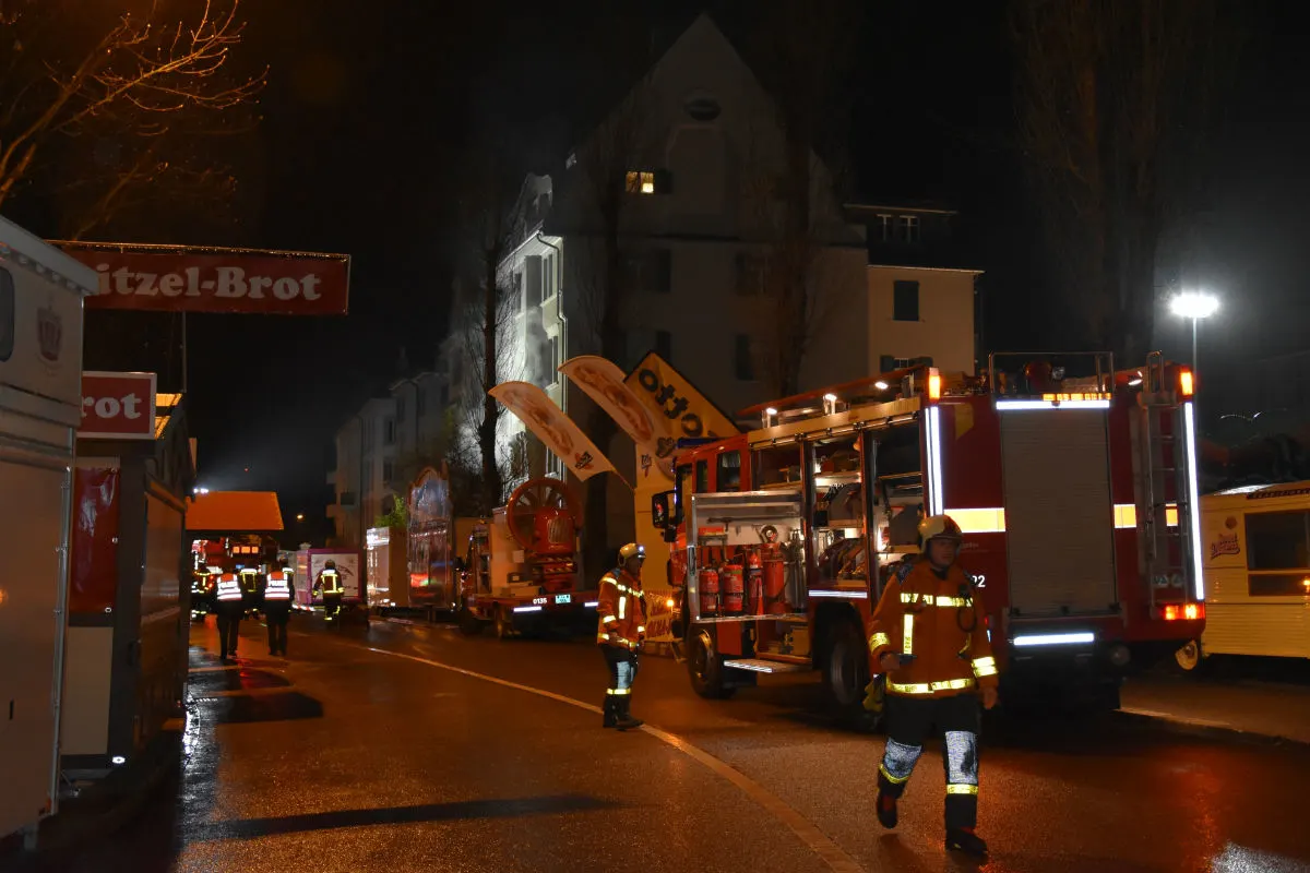 St.Gallen SG - Brand in Mehrfamilienhaus