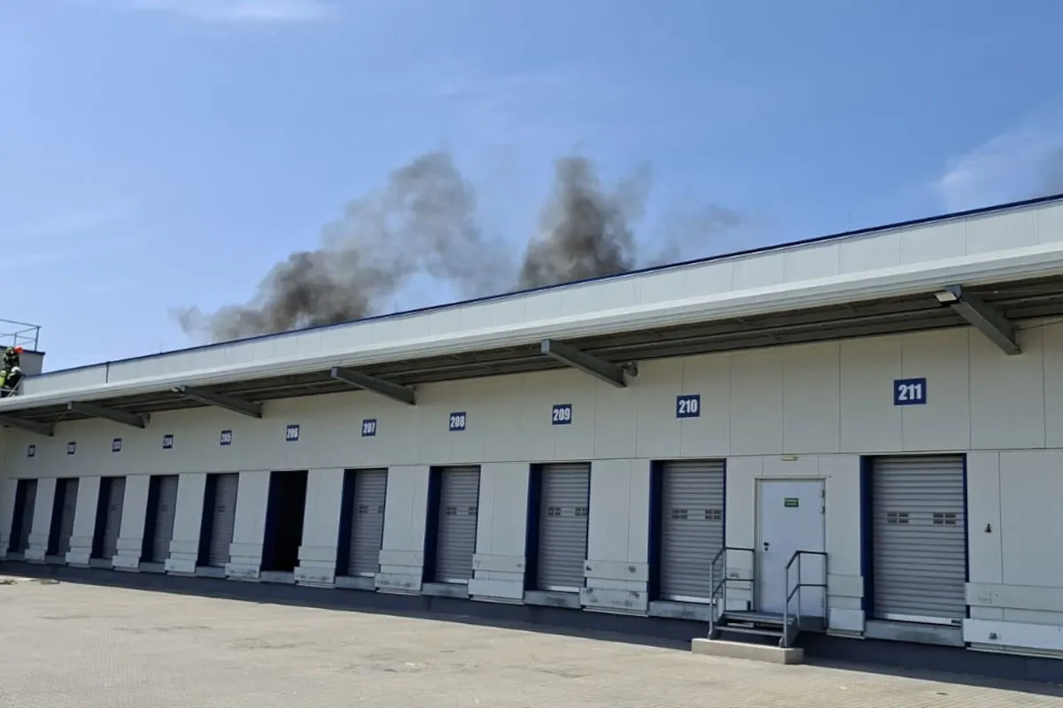 Steinabrückl NÖ – Photovoltaikanlage in Brand