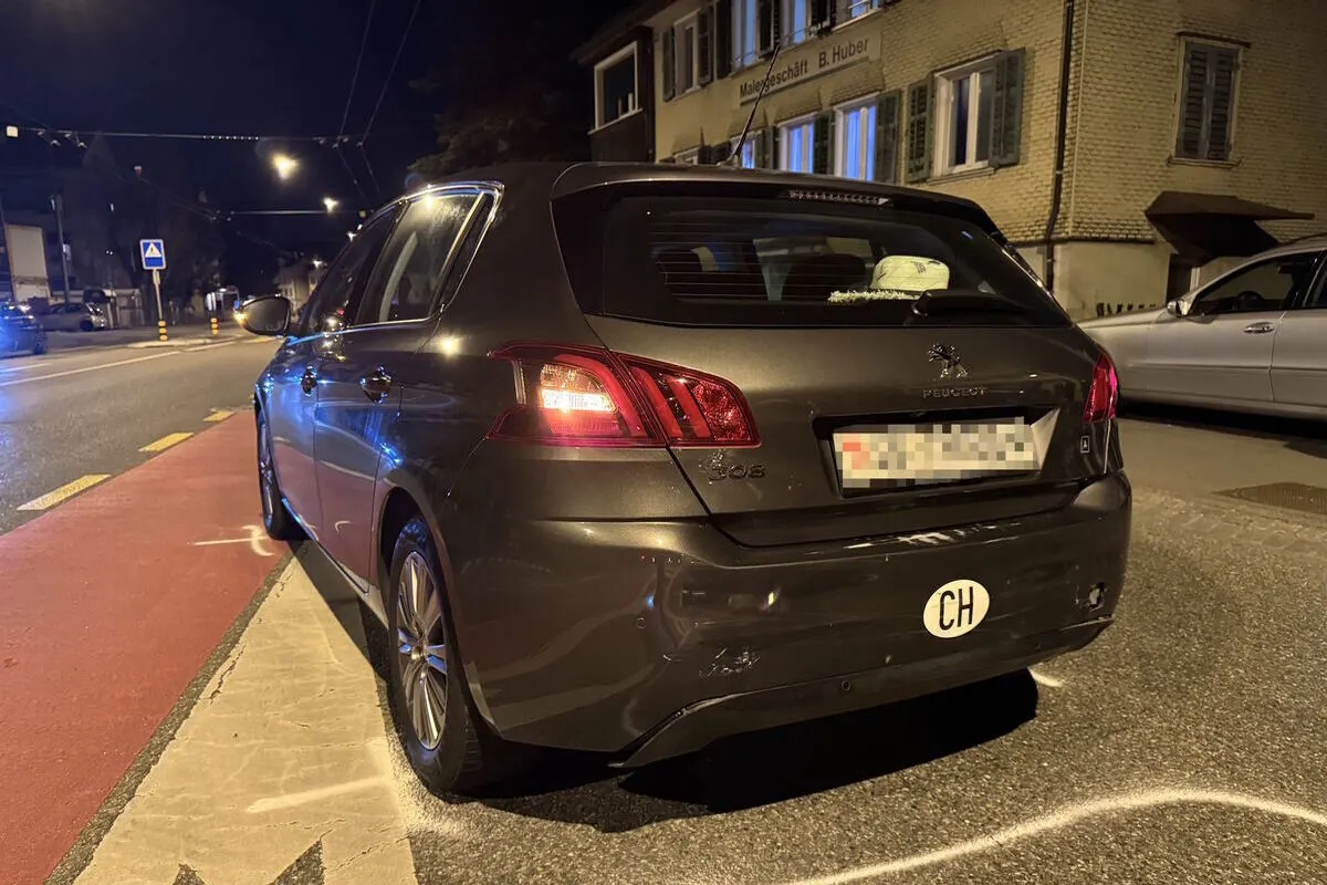 Unfall in St. Gallen – Unachtsam am Steuer