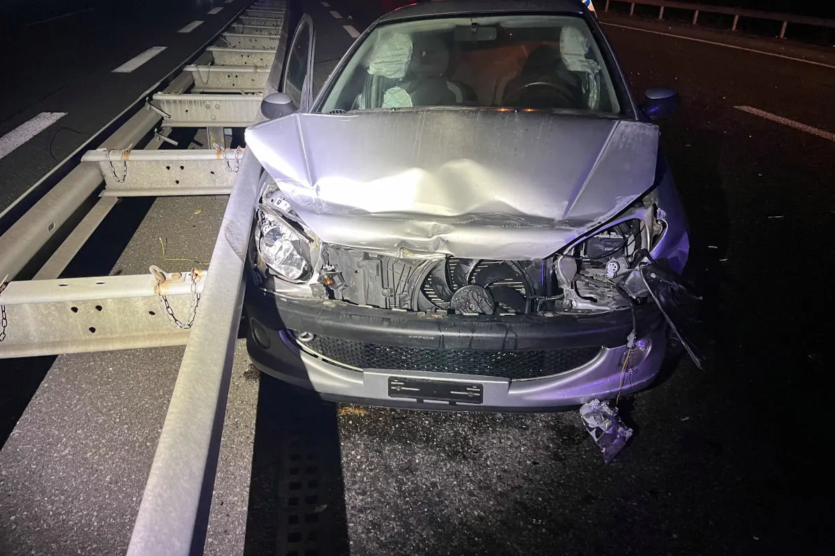 A2 Oftringen AG – Betrunkener schiebt Auto auf der Autobahn