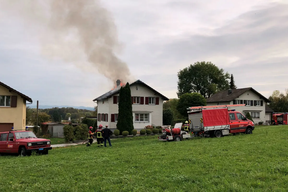 Brand Attiswil BE - Einfamilienhaus nicht mehr bewohnbar!