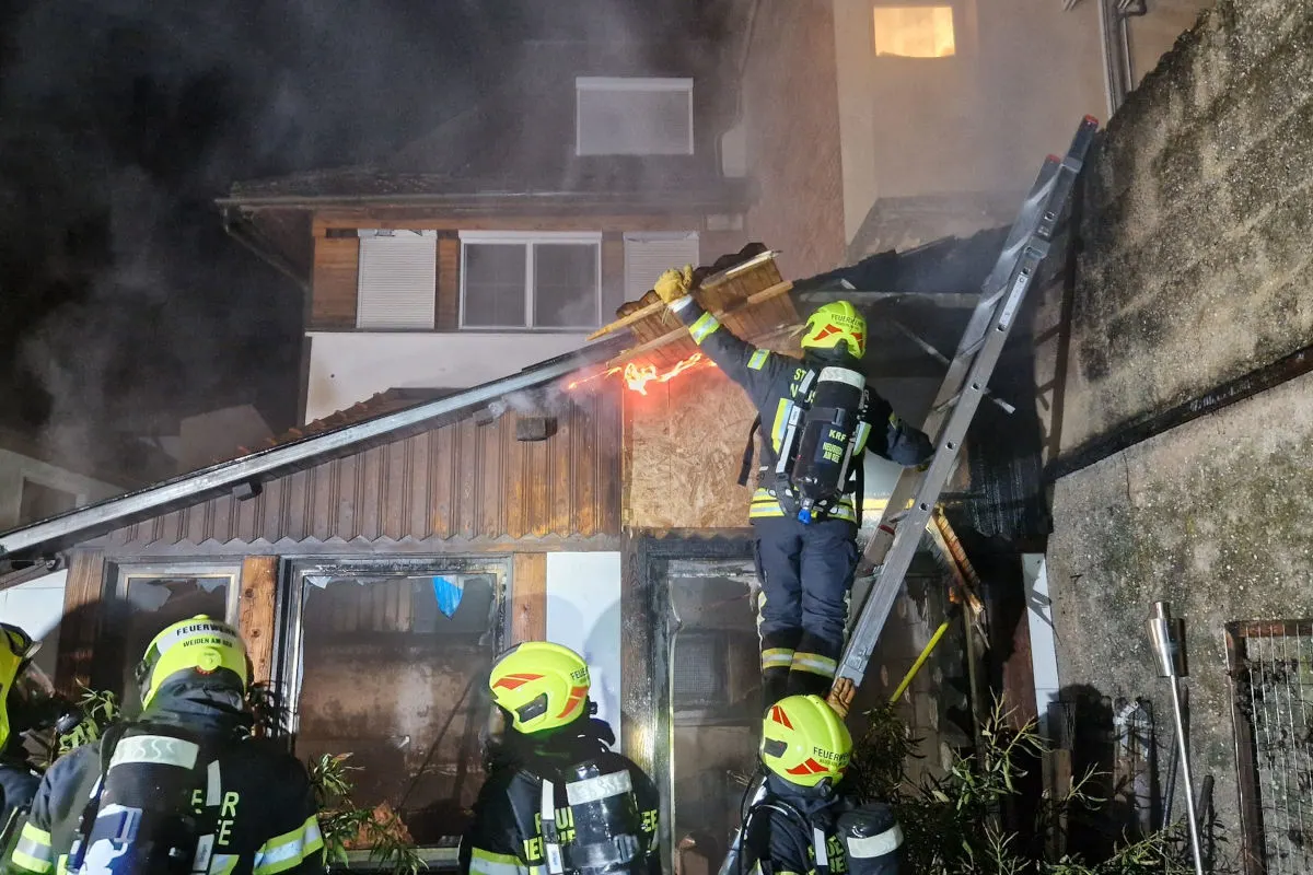 Neusiedl am See – Brand eines Wohnhauses