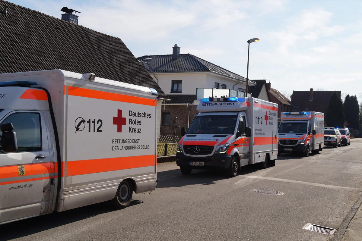 Wathlingen – Zwei Personen bei Brand im Treppenhaus gerettet
