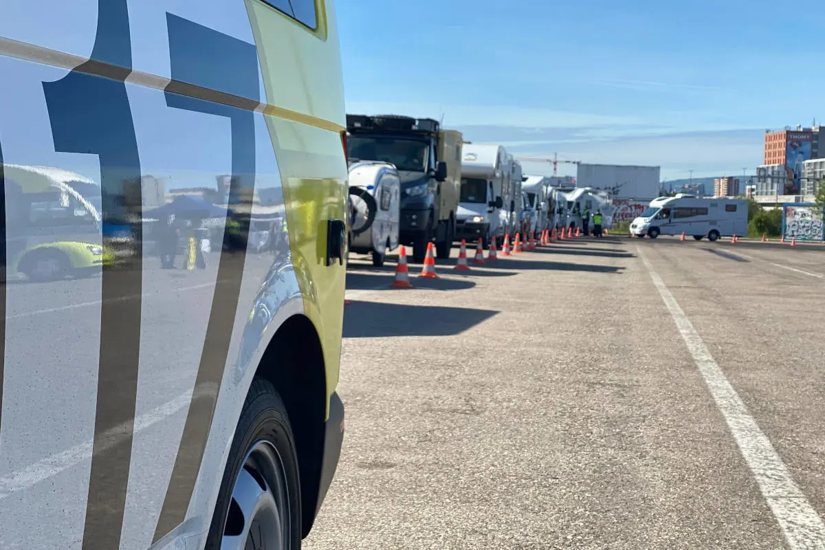 Stadt Basel – Erfolgreiche Aktion Camper der Kantonspolizei