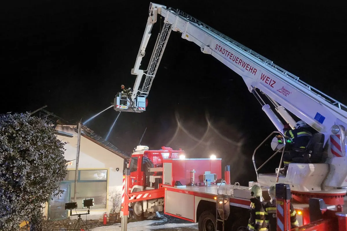 Gschaid bei Birkfeld – Wirtschaftsgebäude in Brand geraten