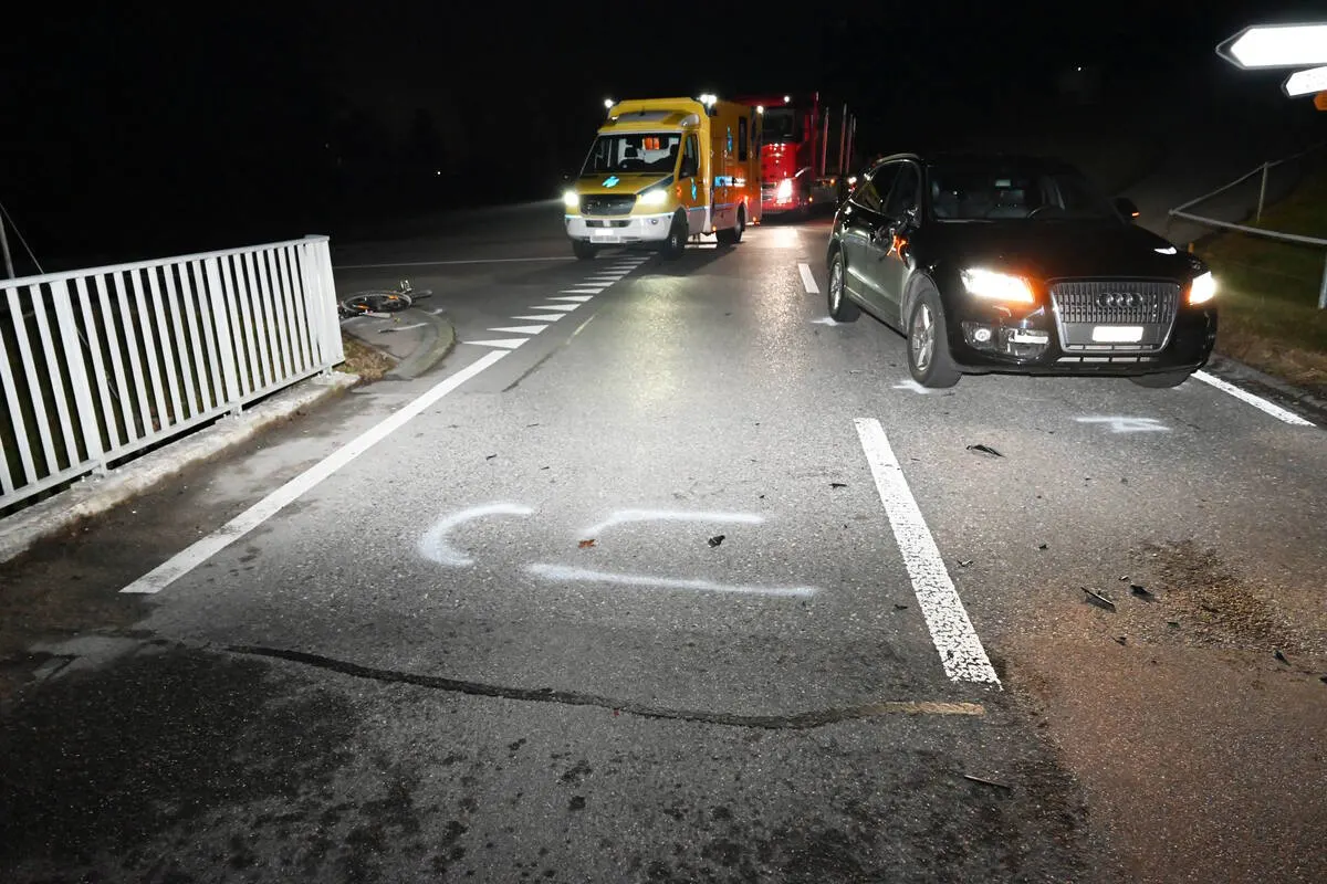 Gossau SG – Kollision im Kreuzungsbereich