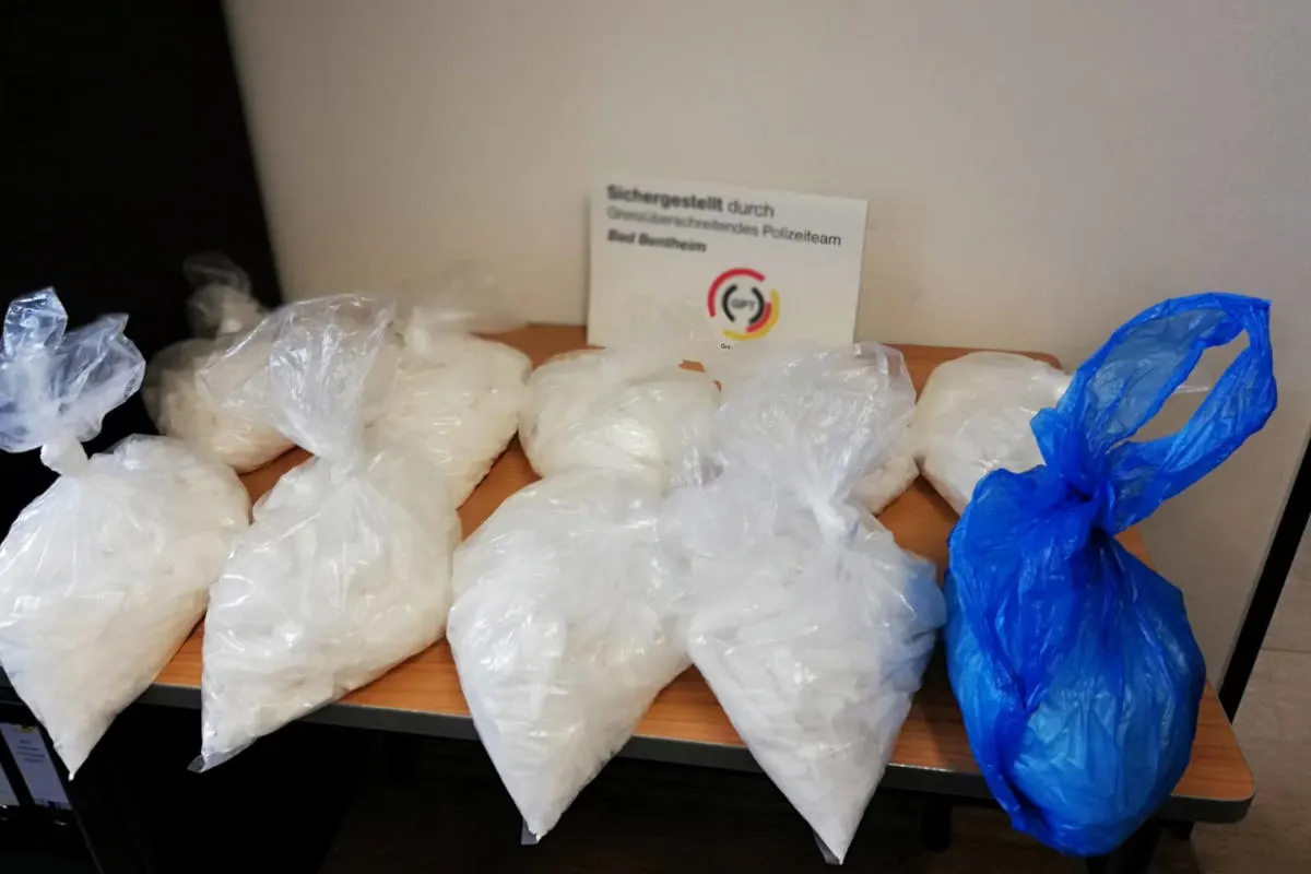 Zehn Kilogramm mutmaßliches Crystal Meth sichergestellt