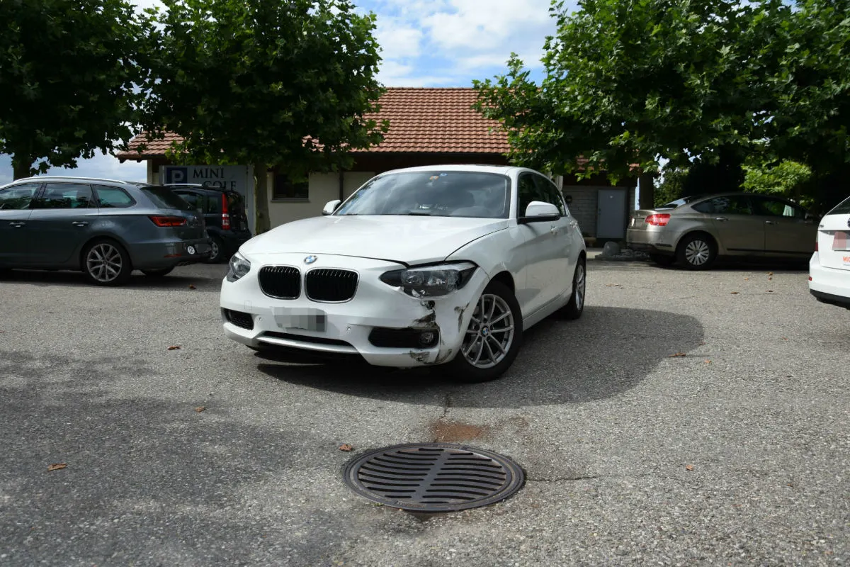 Gossau SG - Kollision nach Wendemanöver