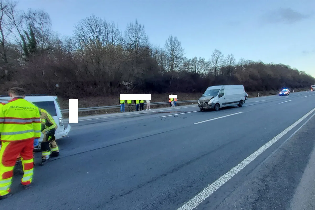 A1 Gevelsberg – Eine Person verletzt bei schwerem Unfall