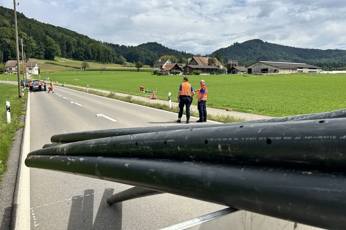 Unfall in Hausen am Albis ZH – Rollerfahrerin prallt gegen Ladung eines Lieferwagens