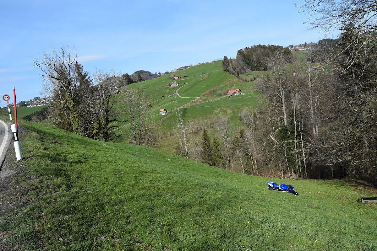 Trogen AR – Selbstunfall mit Motorrad
