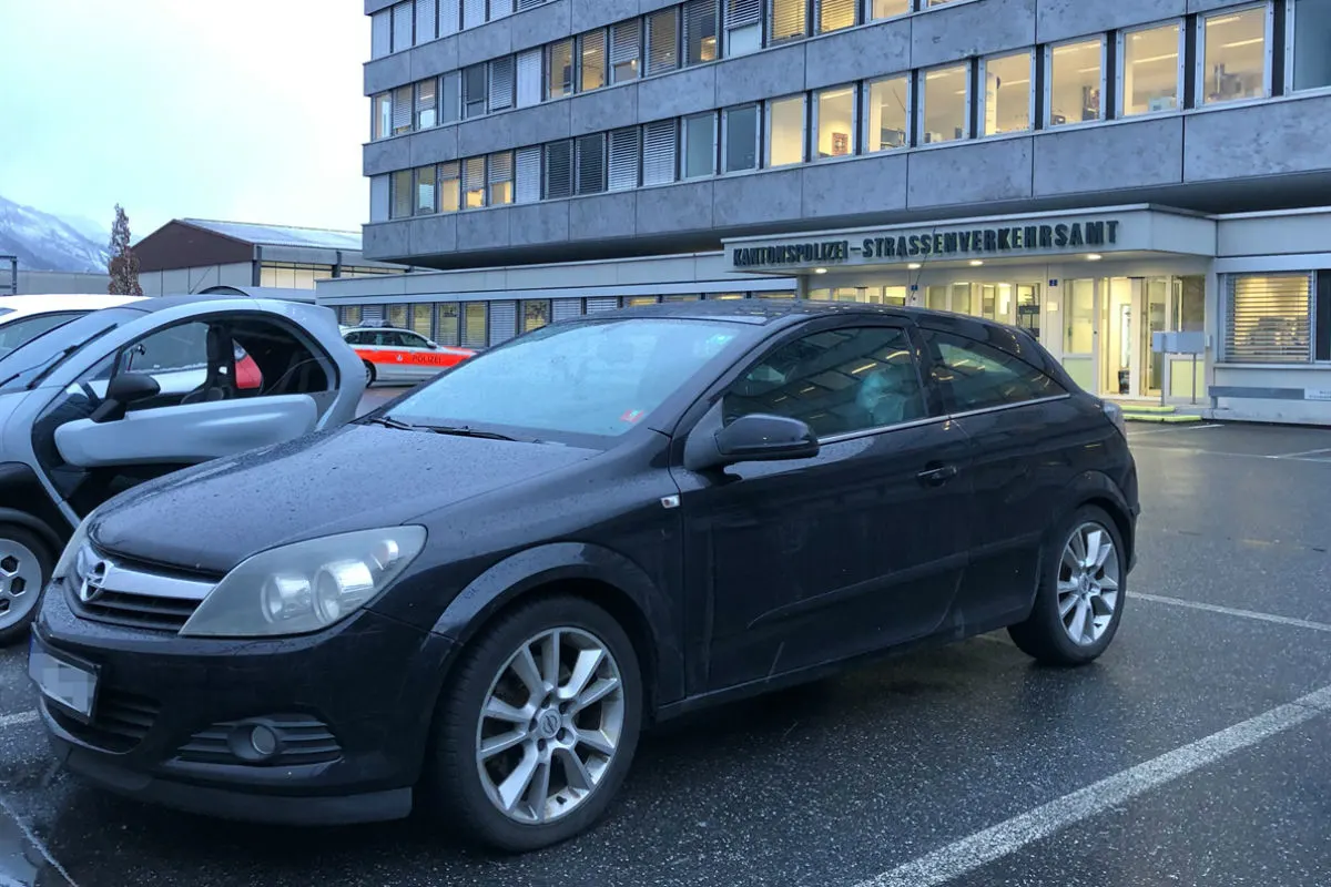 Chur GR - Autofahrer wendete auf der Autobahn die Richtung!