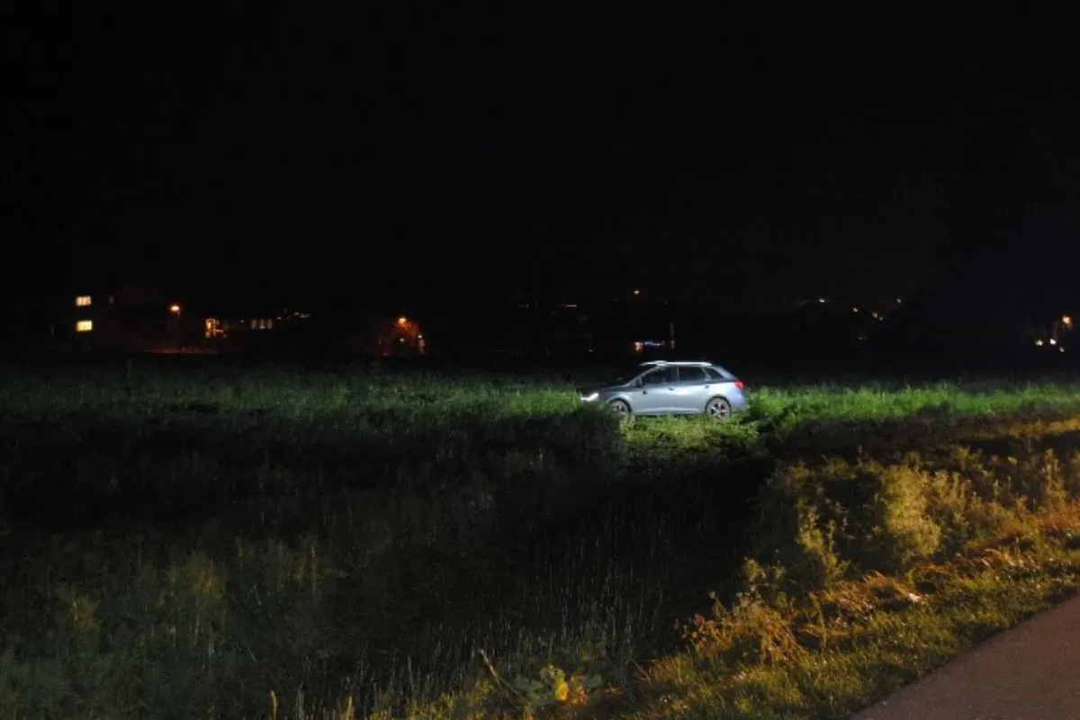 Neunkirch SH - Schleuderpartie endet im Feld