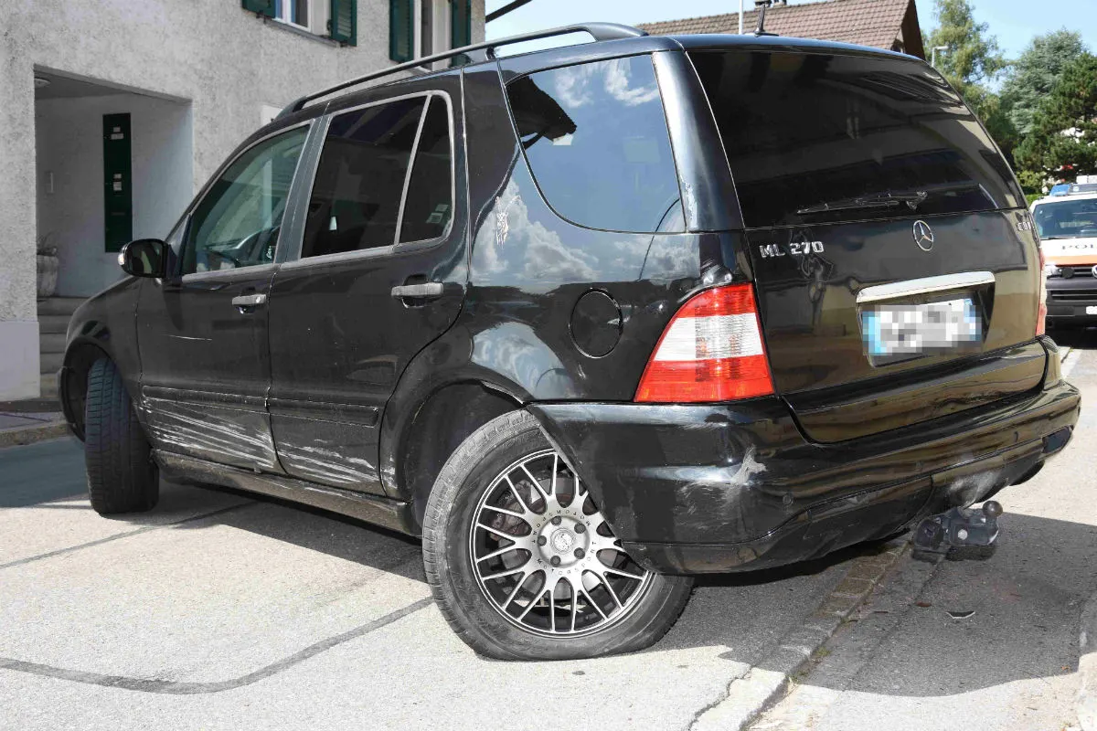 Uznach SG - Alkoholisiert Unfall verursacht