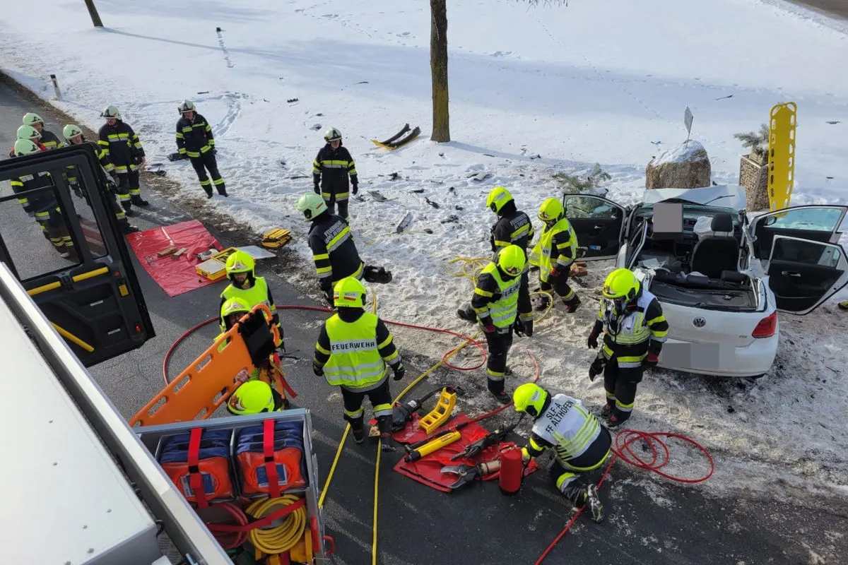 Althofen – Unfall mit zwei Schwerverletzten