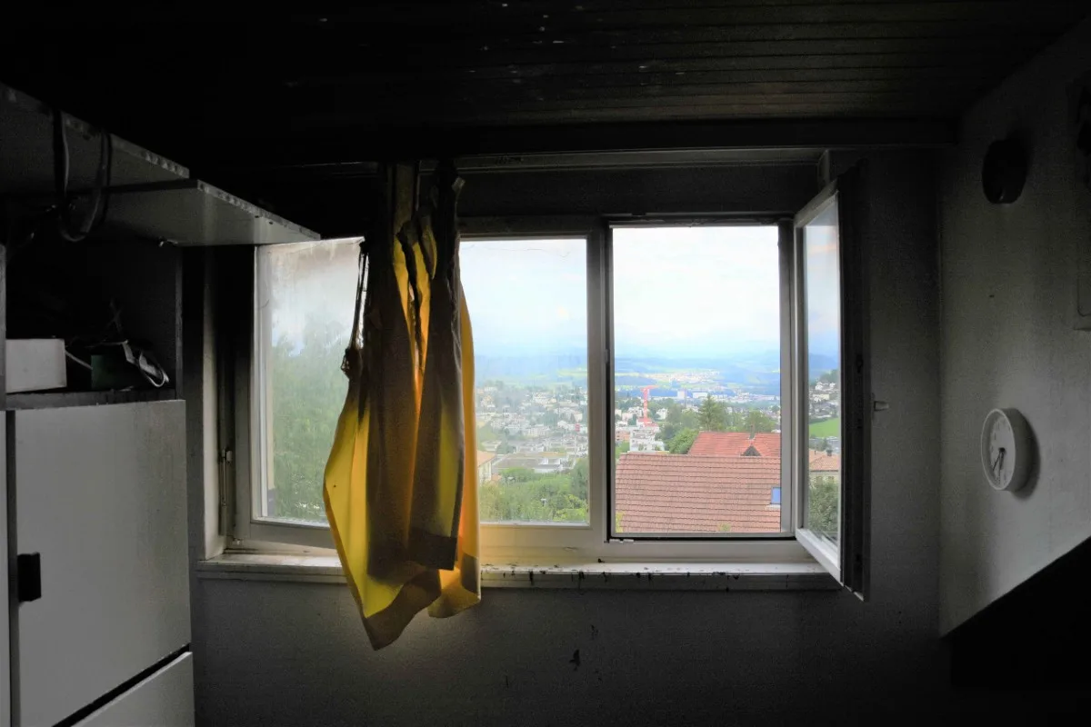 Wil SG - 10'000 Franken Sachschaden bei Zimmerbrand