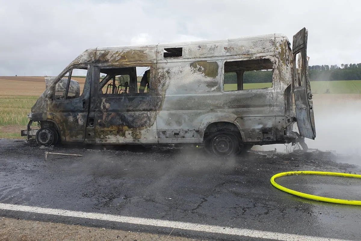 Eichsfeld – Brand eines Wohnmobils