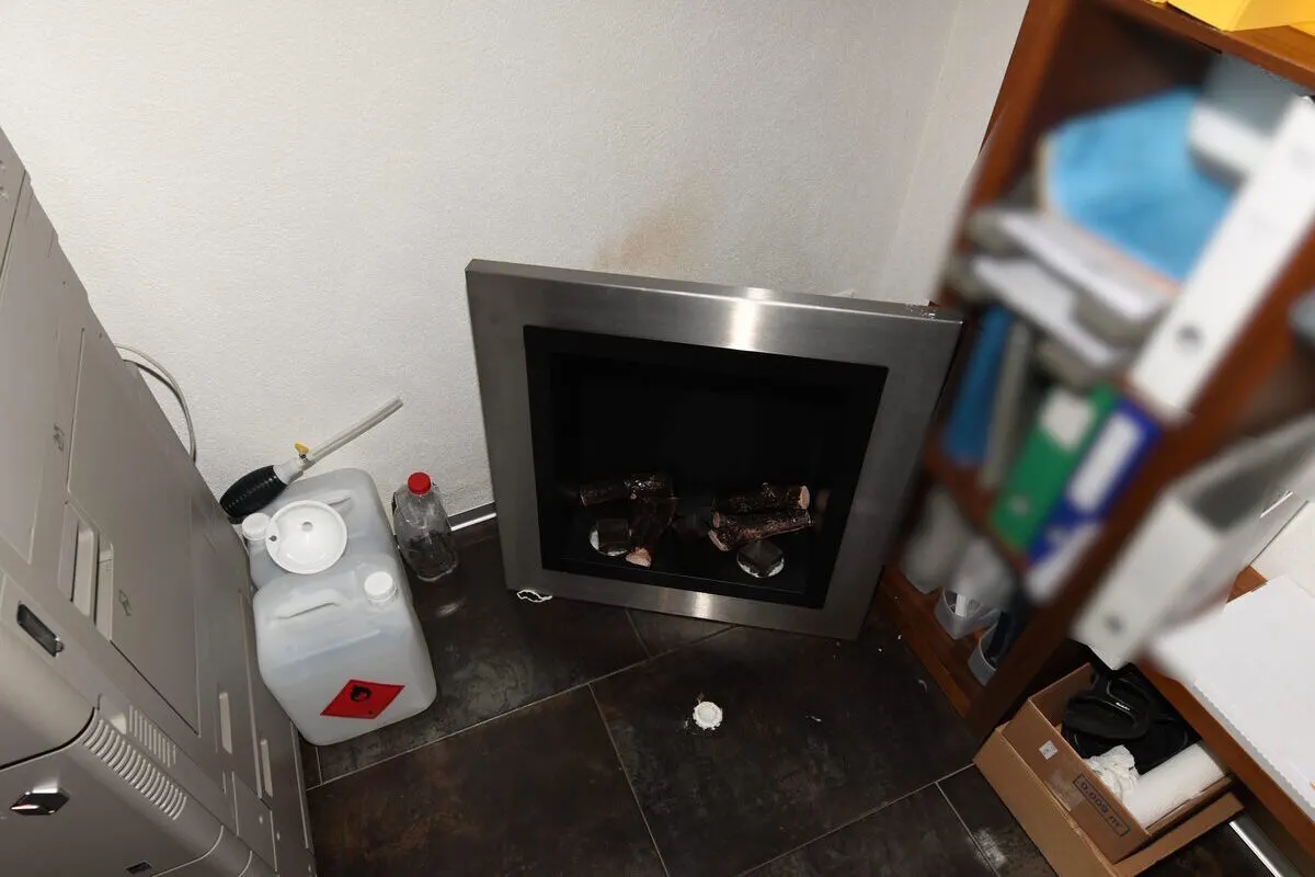 St.Gallen - Explosion eines Ethanol-Heizofens