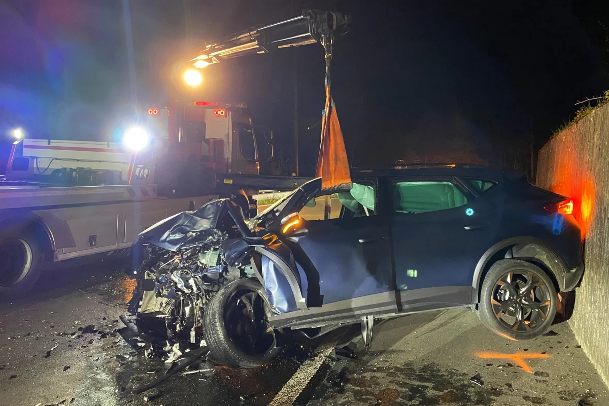 Oberägeri ZG – Unfall fordert vier Verletzte