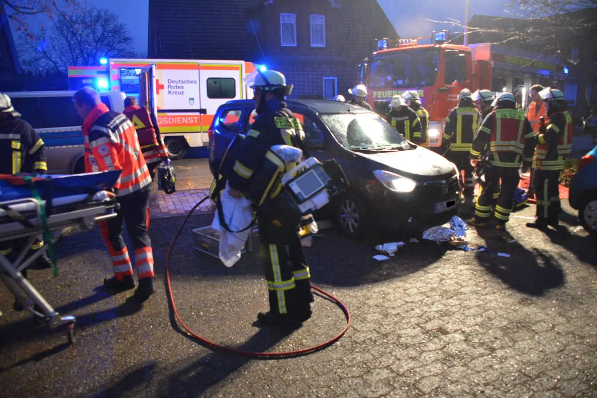 Unfall Horneburg - 3-jähriger Junge von Auto erfasst