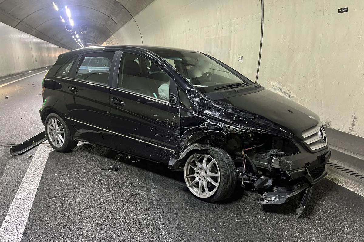 Ebikon/A14 LU – Grosser Rückstau im Feierabendverkehr nach Unfall