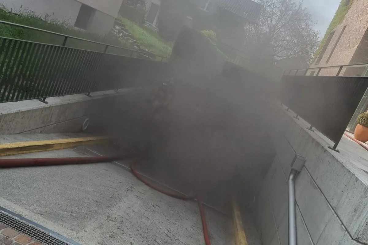 Vaduz – Brand in einer Tiefgarage