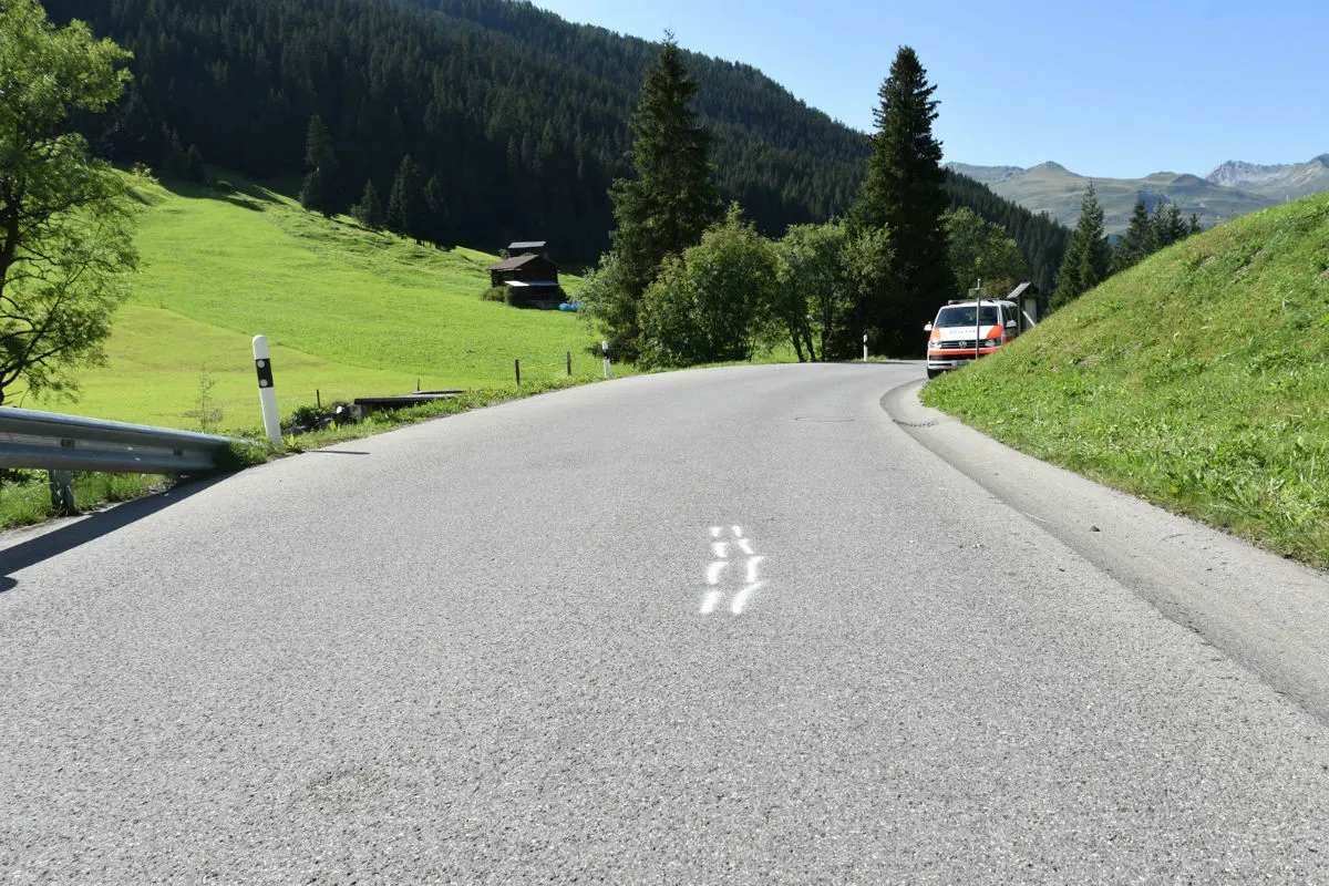 Davos, Landquart und Preda GR - Diverse  Fahrradunfälle