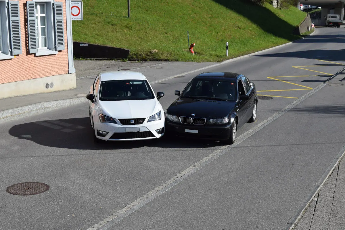 Herisau AR – Beim Überholen kollidiert