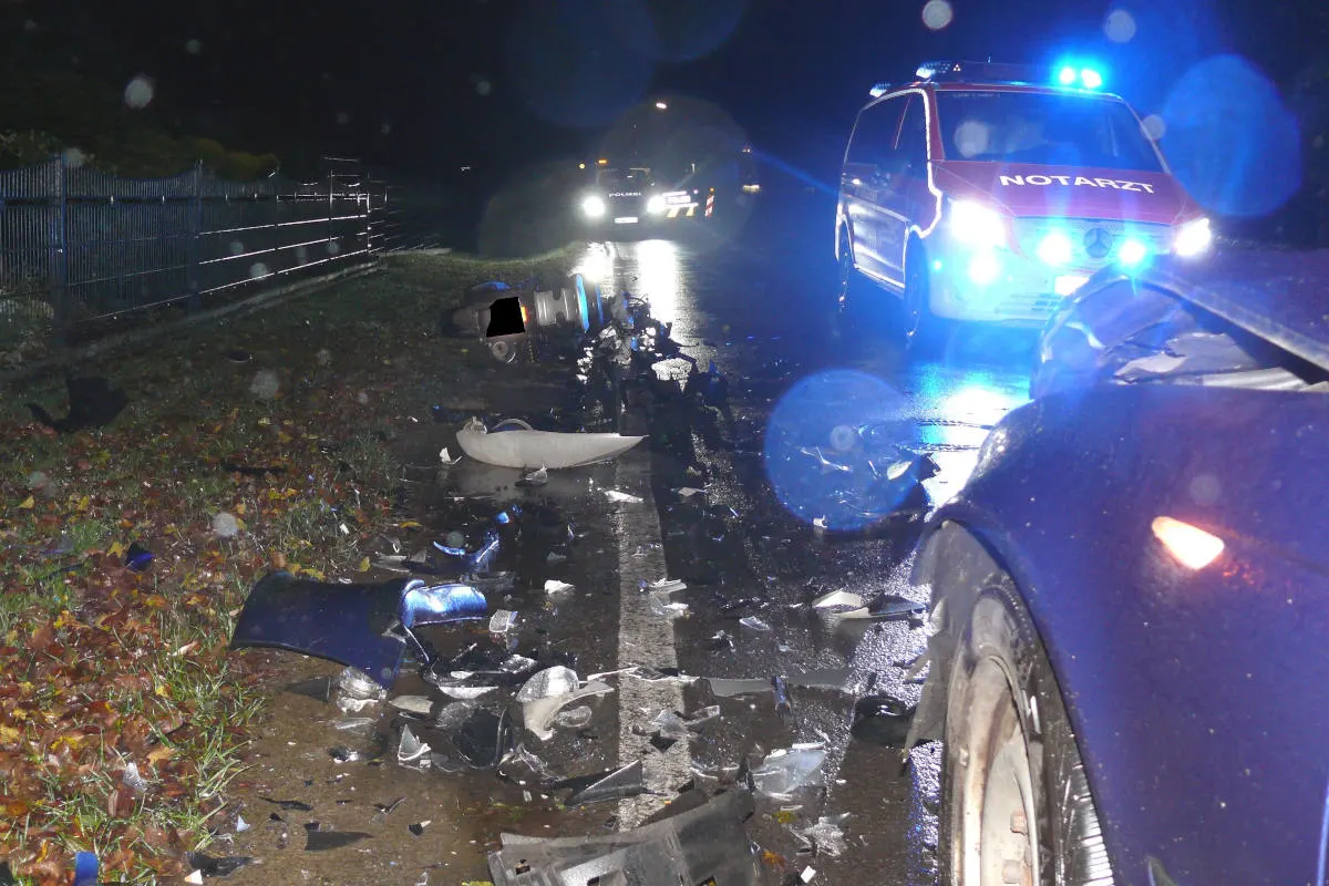 Hüllhorst – Auto kollidiert frontal mit Roller