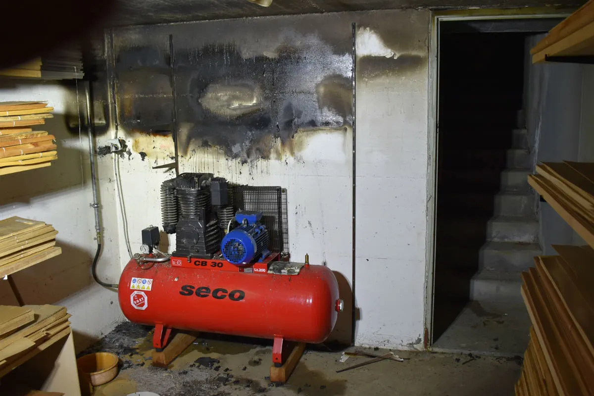 Müstair GR - Brand in Schreinerei