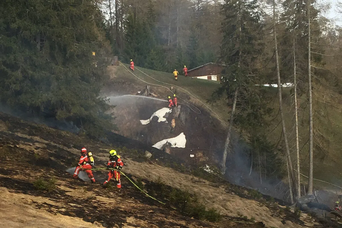 Scheid GR - Feuer ausser Kontrolle geraten