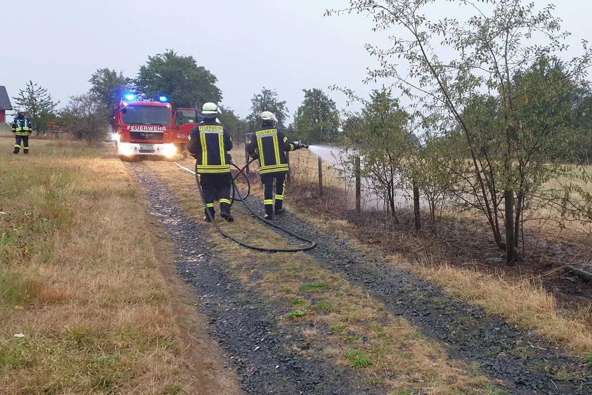 Königswinter - Blitzschlag verursacht Flächenbrand