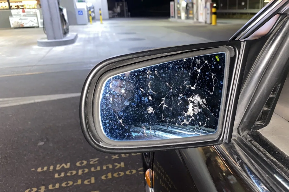 Chur GR - Streifkollision im Baustellenbereich