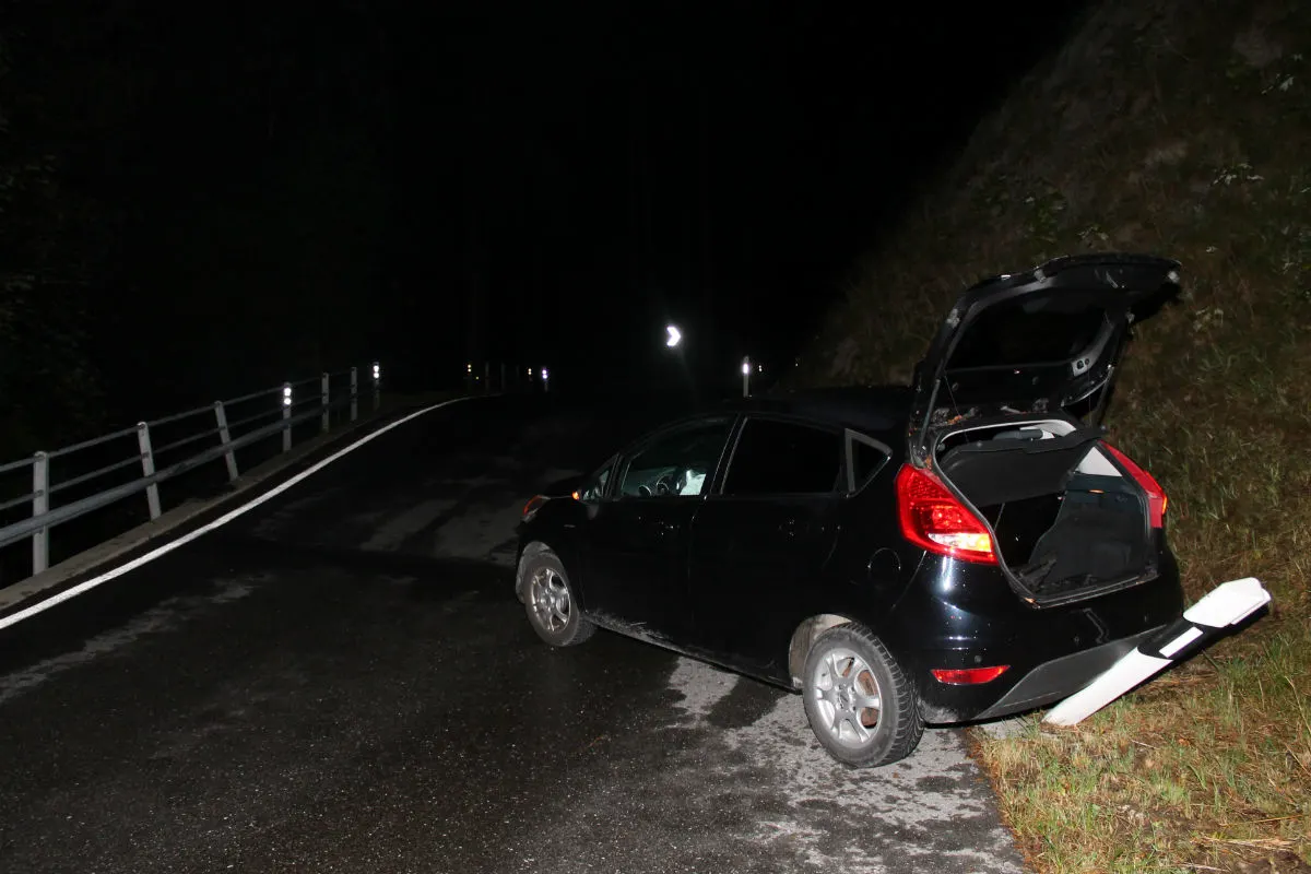 Eggerstanden AI -  Selbstunfall wegen Wildtier