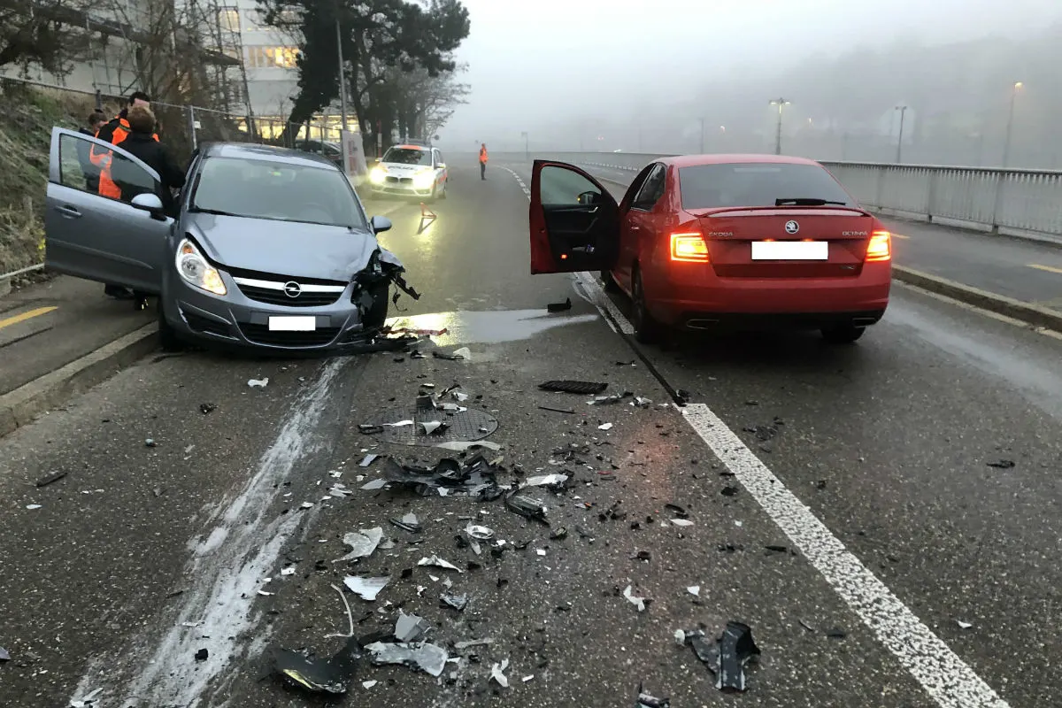 Kanton SH - Mehrere Verkehrsunfälle aufgrund Glatteis