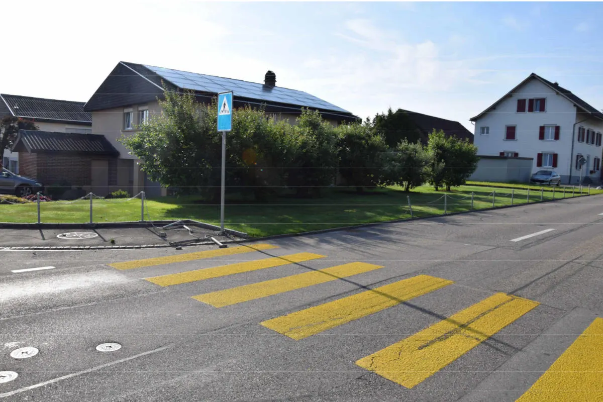 Obergerlafingen SO - Gartenumzäunung umgefahren