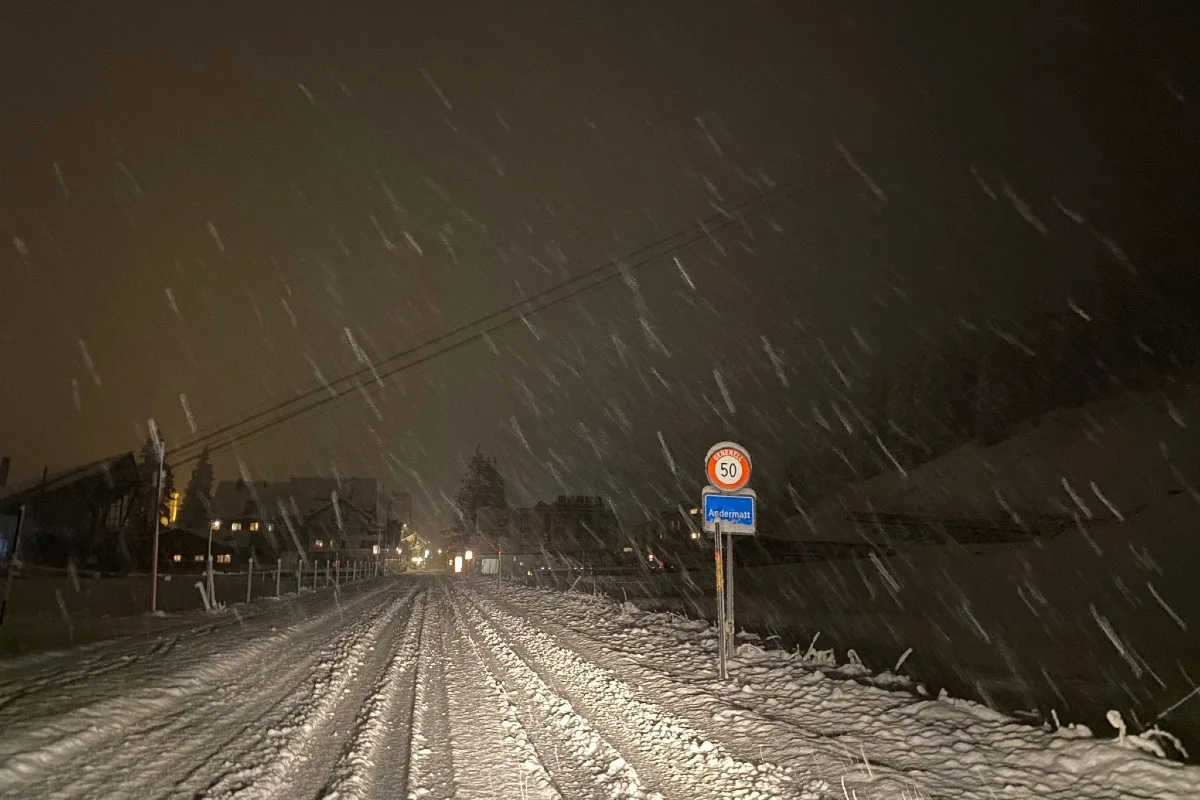 Wintereinbruch - Starke Schneefälle am 3. und 4. November brachten viel Neuschnee 