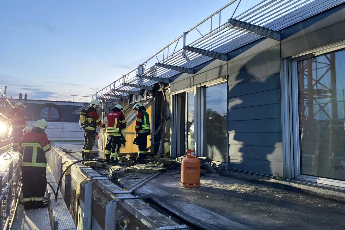 Aarau AG - Brand in der Innenstadt wurde schnell gelöscht
