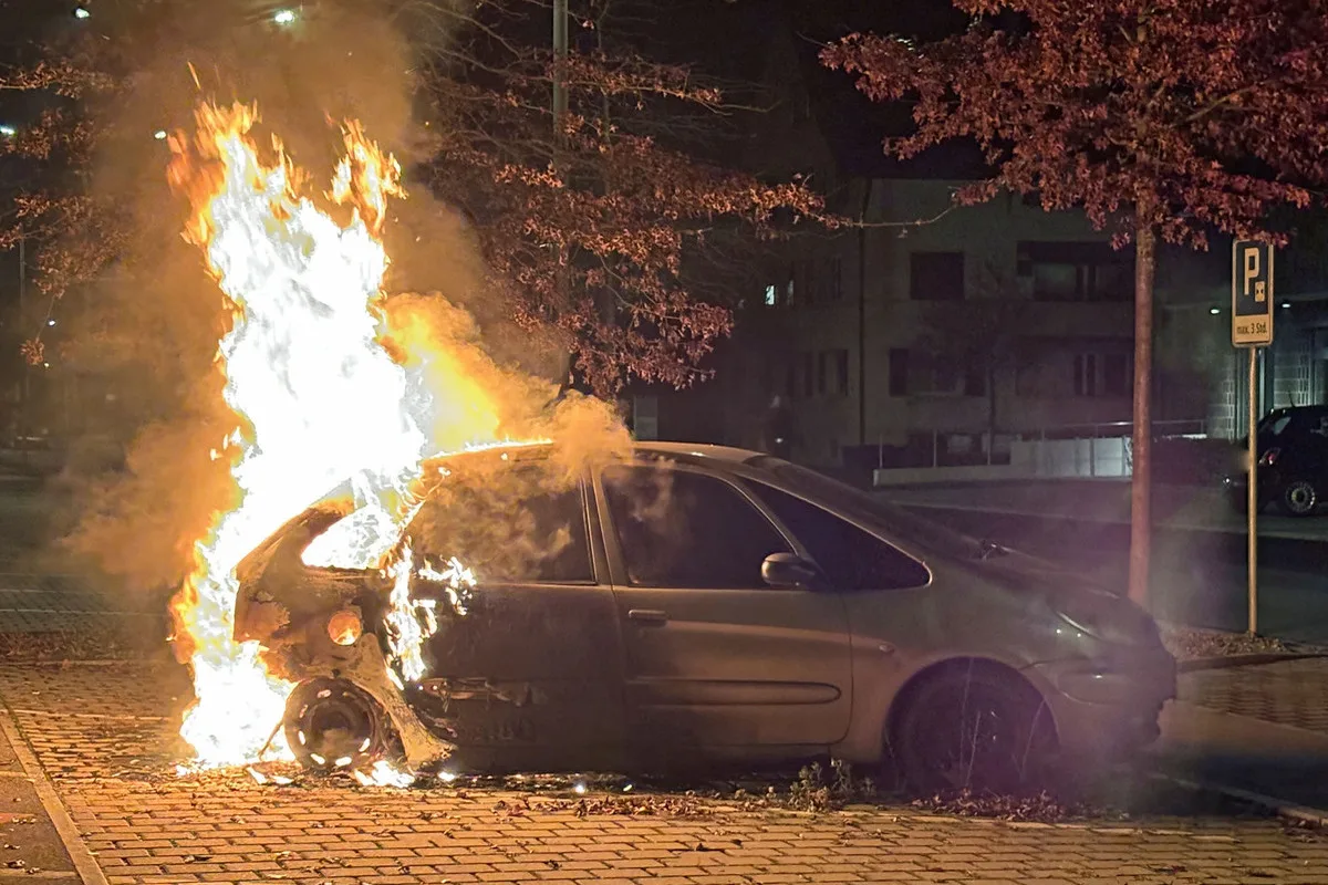 Neuenkirch LU – Feuer zerstört Auto