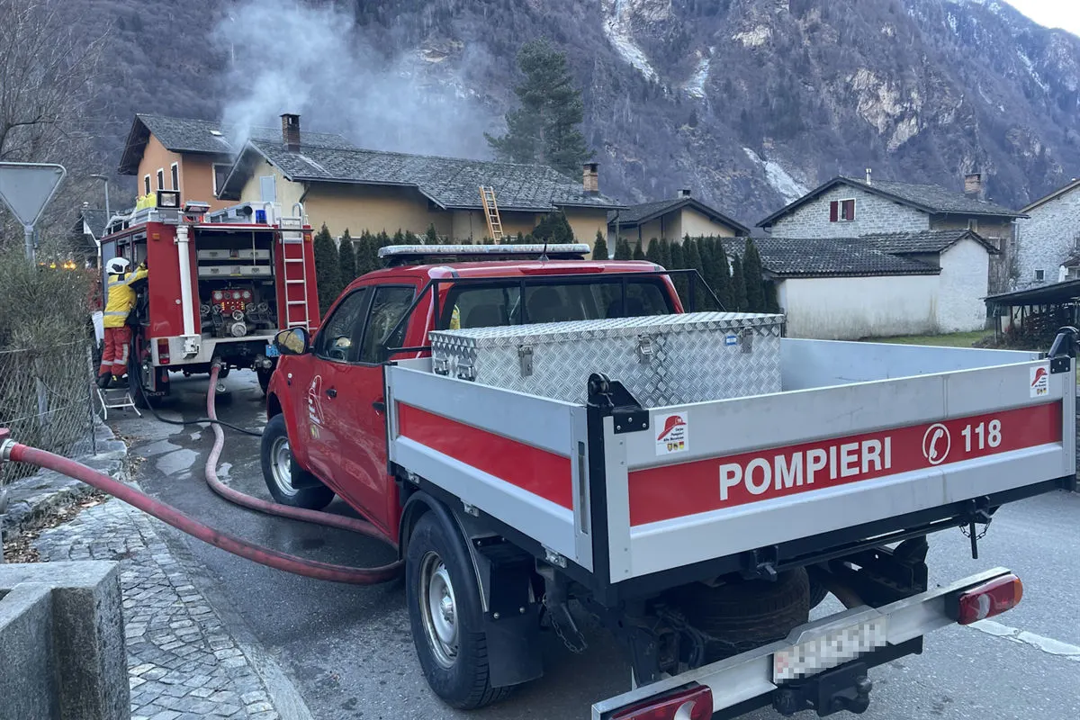 Lostallo GR – Brand in Haus gelöscht