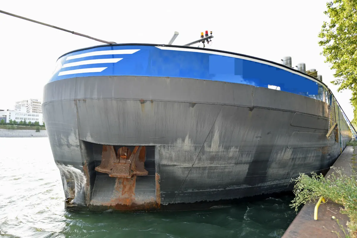 Basel BS - Tankschiff verunglückt