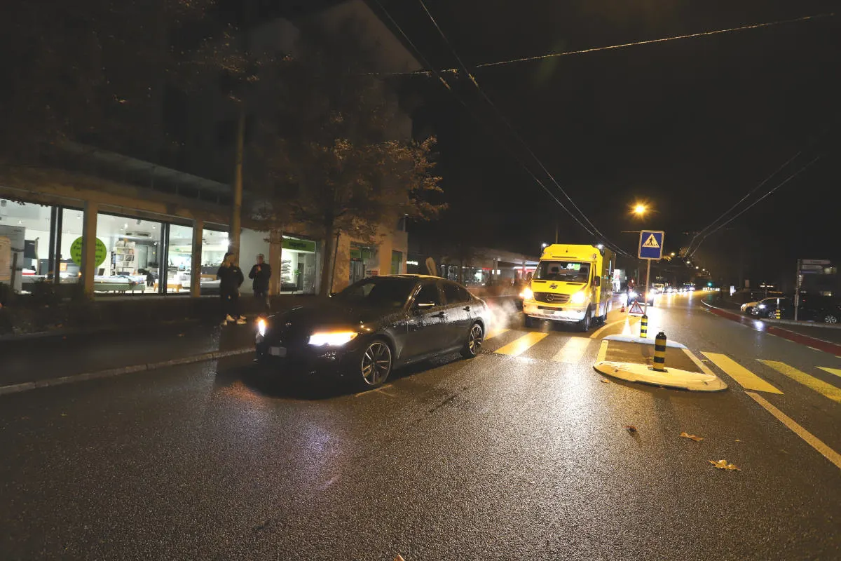 St. Gallen – Grossmutter von Auto erfasst