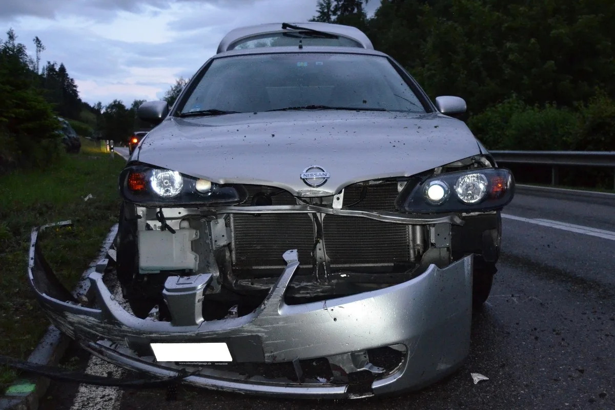 Stein AR - 31-Jähriger baut mit seinem Nissan Totalschaden