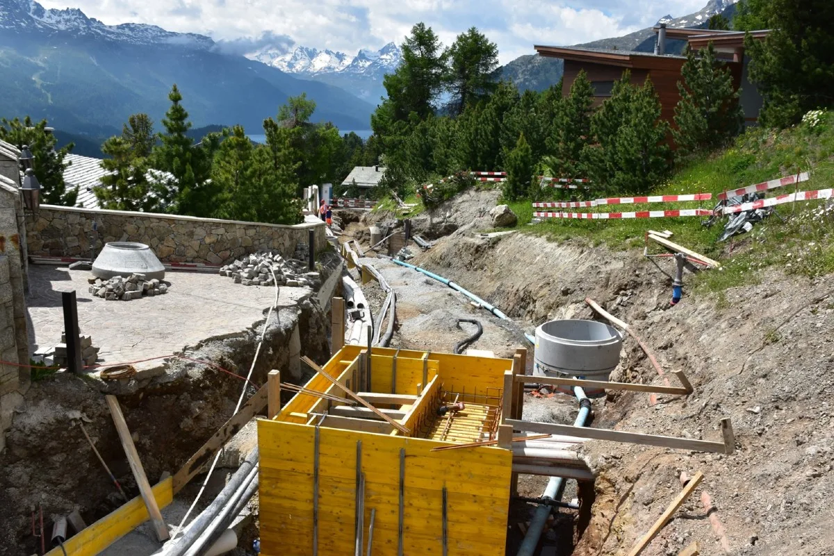 St. Moritz GR - 58-jähriger Bauarbeiter von Stahlträger getroffen