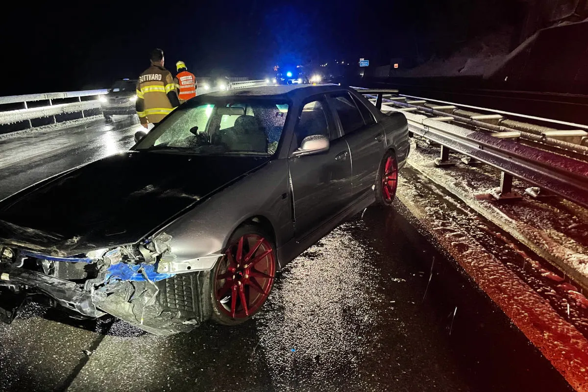 A2 Wassen UR – Verkehrsunfall auf der Autobahn